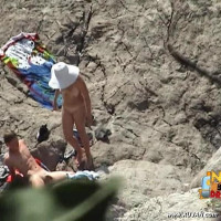 Couple has a little fun in the sun