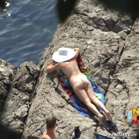 Couple has a little fun in the sun