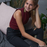 Sexy teen in cute clothes