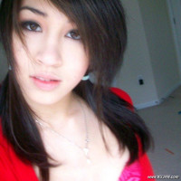 Sexy asian cutie nude morning selfie
