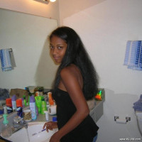 ebony teen nude in her room
