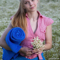 Model on the field