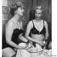 Vintage girl on girl shots