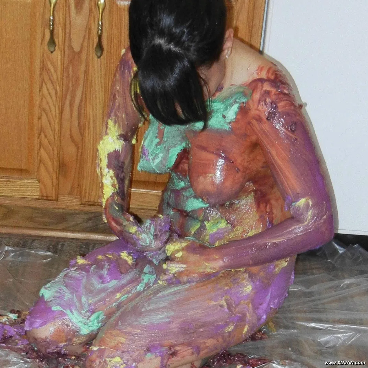 Latina Cristal gets kinky with pies - Photo #92114