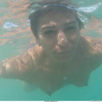 Amateur wives naked underwater