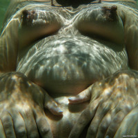 Amateur wives naked underwater