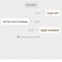 maqur celka /ete uzum eq aseq kasem vonc aneq vor patasxani/