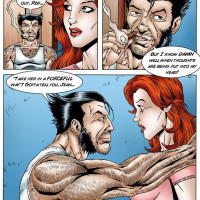 Wolverine and Jean Grey (When Scott Not See)
