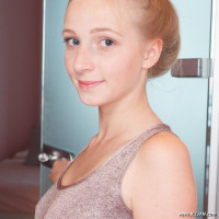 Gorgeous blonde teen