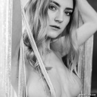 Slim girl posing naked