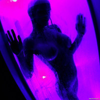 Sexy Sammie takes a shower