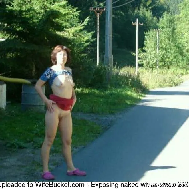 submissive wife exposed indoor and outdoor - Photo #126448