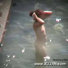 Hot brunette gets wet before jumping into the water - Photo #132829