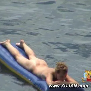 Horny husband likes watching his naked wife swimming - Photo #134153