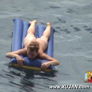Horny husband likes watching his naked wife swimming - Photo #134154