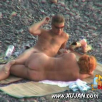 Husband rewards his wife with a big orgasm in public