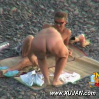 Husband rewards his wife with a big orgasm in public