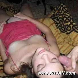 Horny cocksucking chick gets sprayed with cum  - Photo #135847