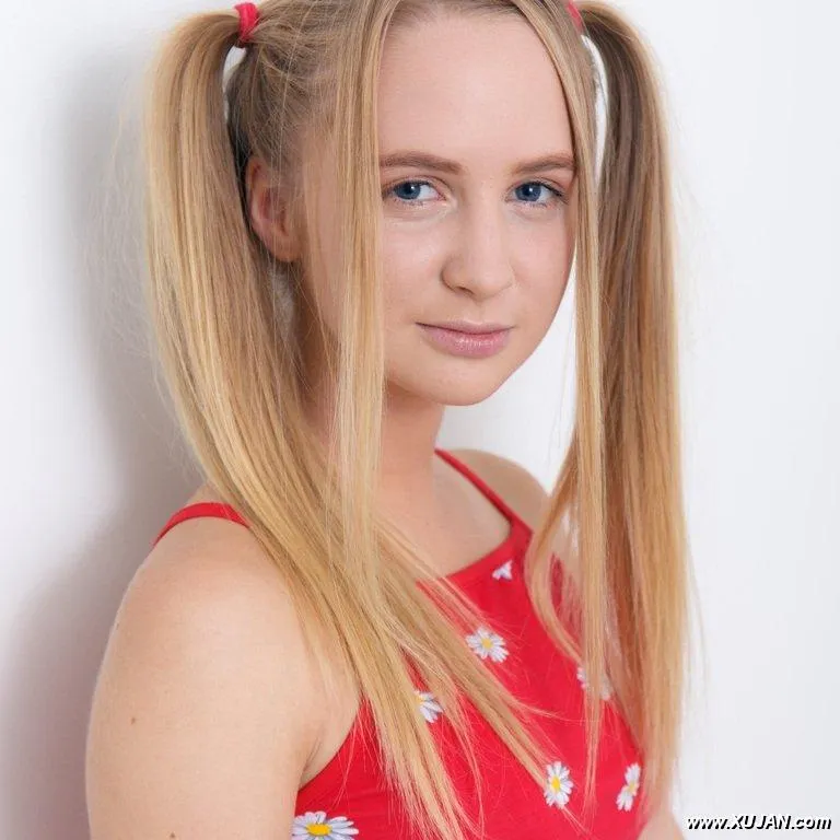 Pigtail girl stripping - Photo #155062