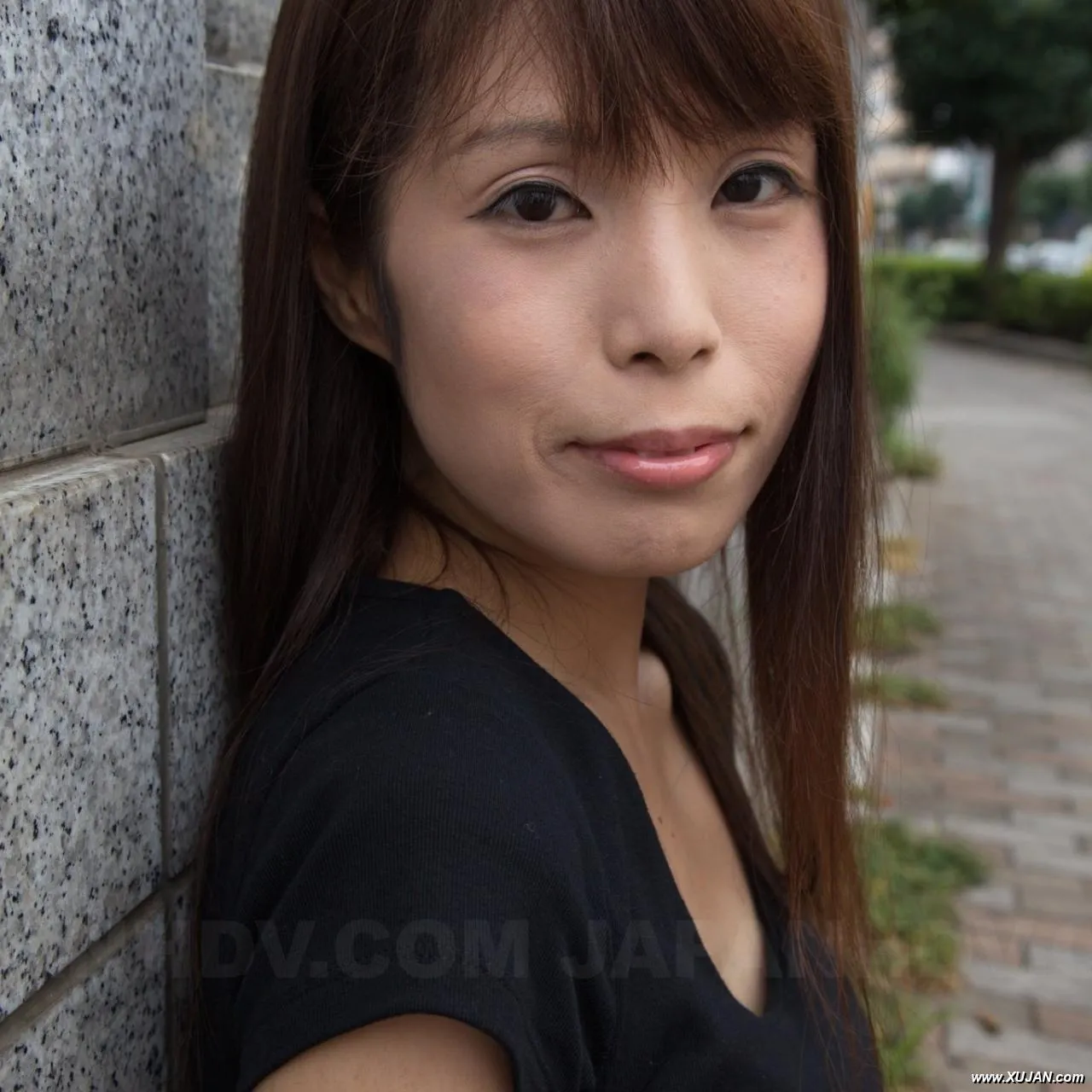 Haruka Nakamura shows hot boobies and hairy pussy between spread legs - Photo #159915