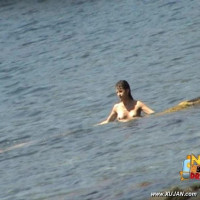 Horny couple goes hardcore in the cold water