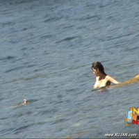 Horny couple goes hardcore in the cold water