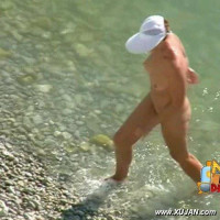 Husband looks pleased with his wifes hot body