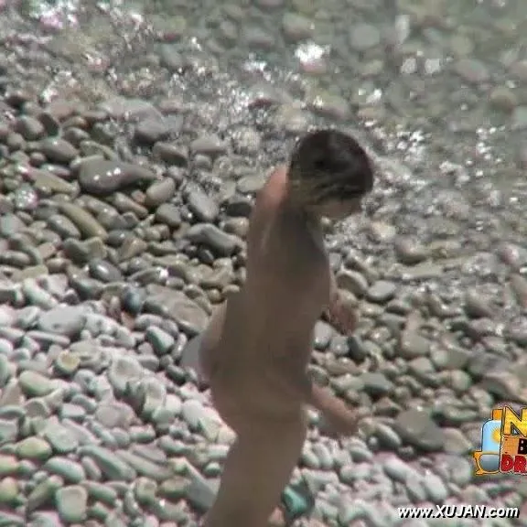 Hot brunette filmed while naked getting by the sea - Photo #166016