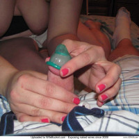 bigtit wife plays with hubbys small cock