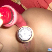 This naughty GF likes when toys in all her holes