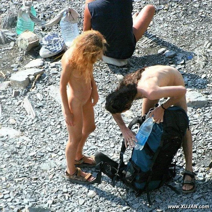 Shameless nudists anjoying sun and sex on the beach - Photo #205579