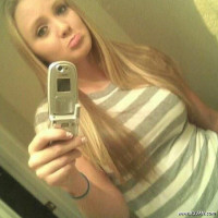 Big teen boobs and shaved pussy selfshots