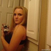Big teen boobs and shaved pussy selfshots