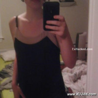 Real girlfriend posing in the mirror