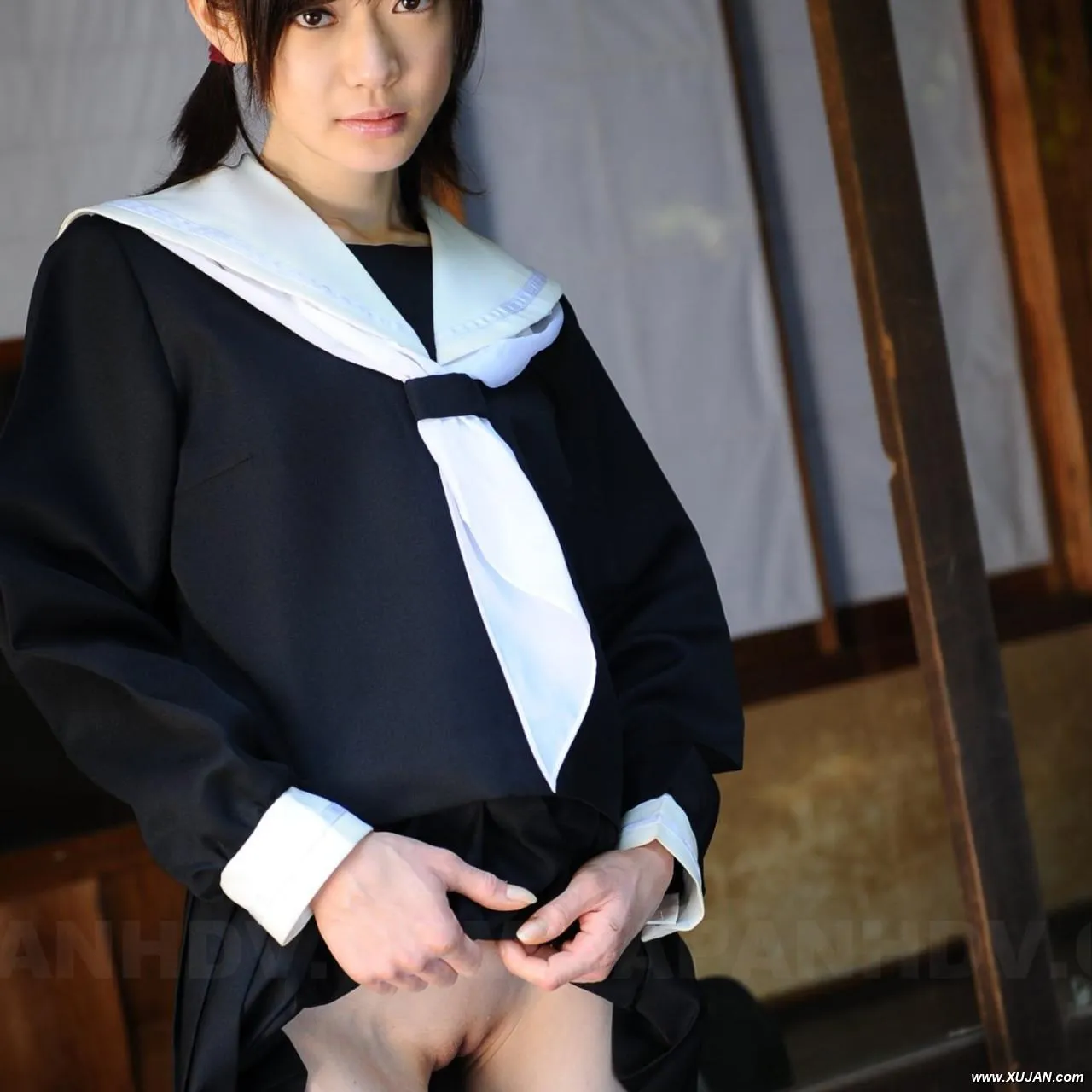 Teen Aoba Itou shows her pussy - Photo #229094