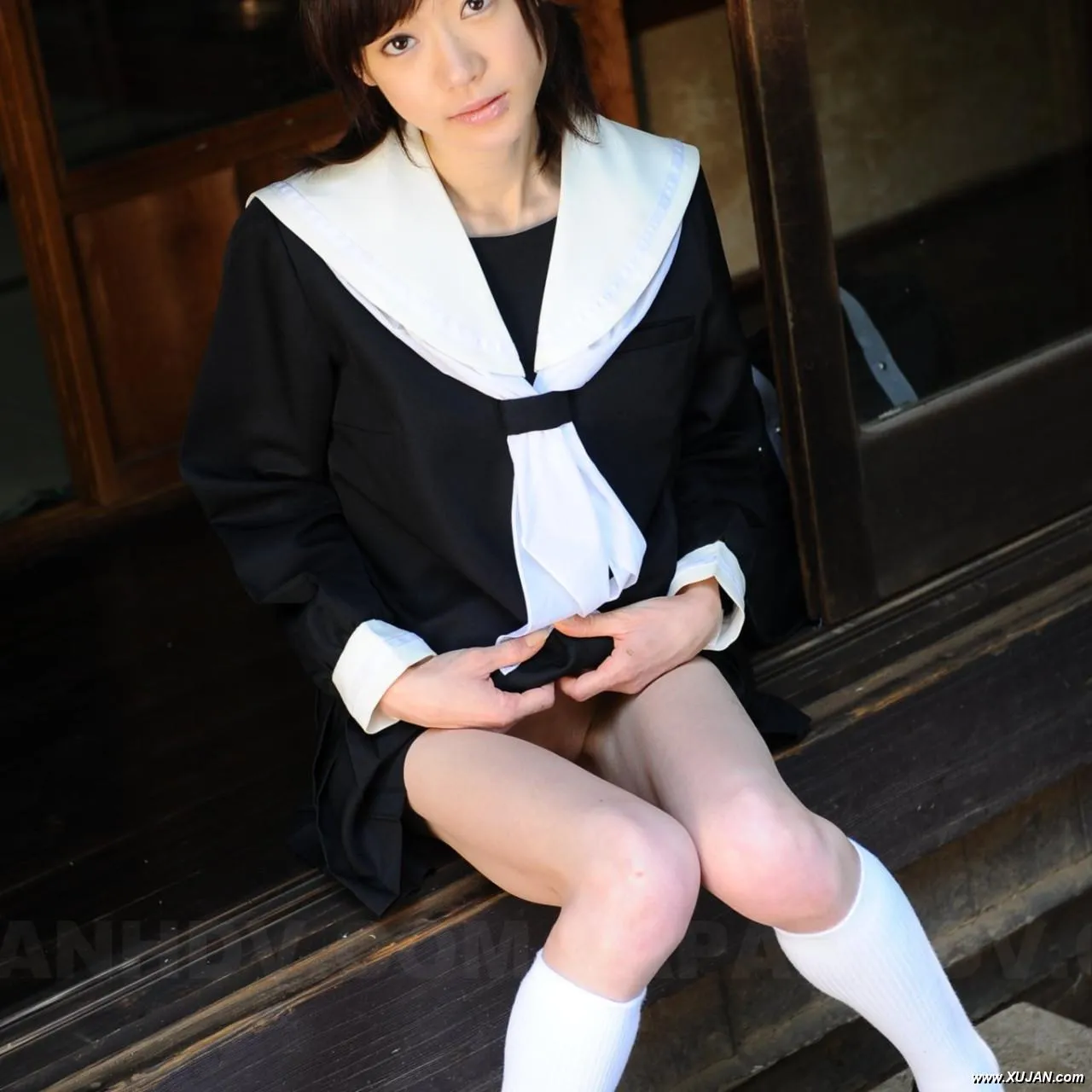 Teen Aoba Itou shows her pussy - Photo #229095