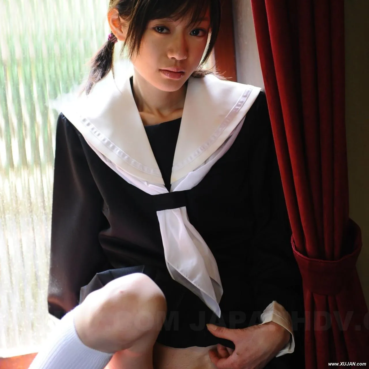 Teen Aoba Itou shows her pussy - Photo #229100