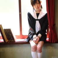 Teen Aoba Itou shows her pussy