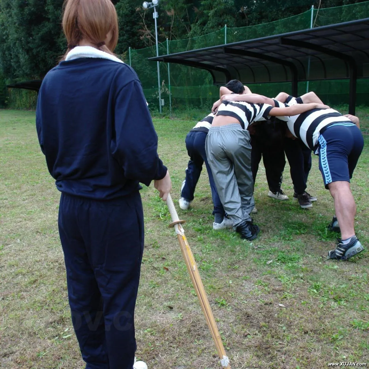 An Umemiya gives hot head outdoor - Photo #230522