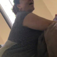 dumb white bitch lookin stupid