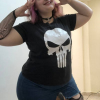 Pink hair rockstar