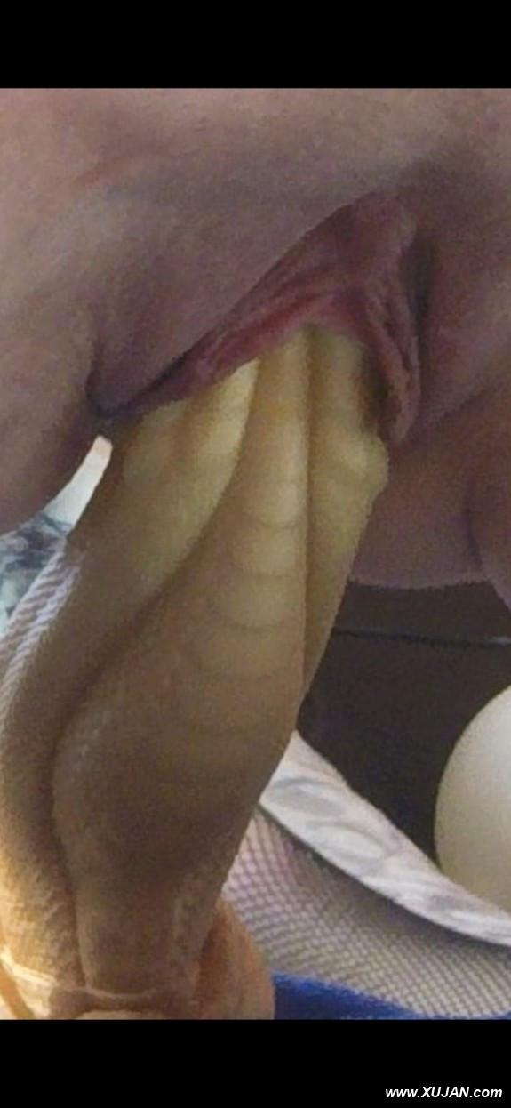 Zickenpusy on a bad dragon monster Dildo - Photo #240141
