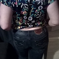 Ass in jeans