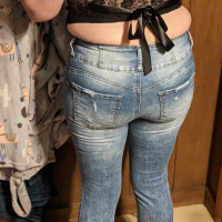 Ass in jeans