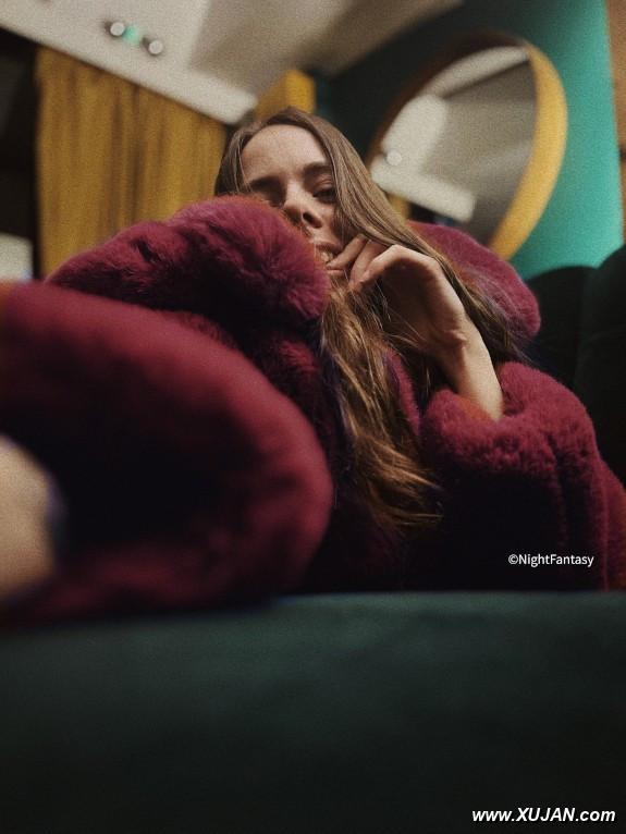 Soft fluffy fur coat Night Fantasy fetish - Photo #244024