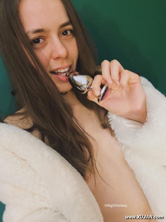 Soft fluffy fur coat Night Fantasy fetish - Photo #244026