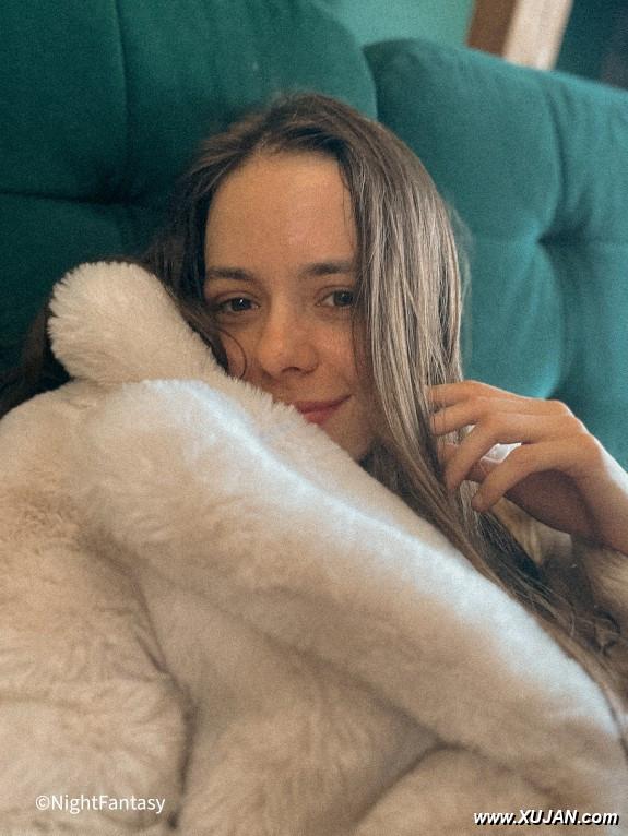 Soft fluffy fur coat Night Fantasy fetish - Photo #244029