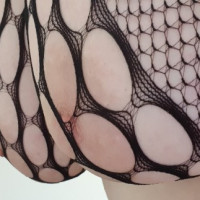 BBW Boobs in Fishnet