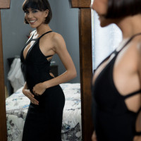 The slim body of the superb hottie Janice Griffith makes him hard