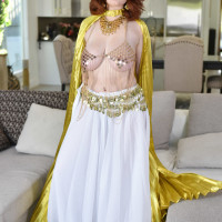 Annabel Redd cosplaying and deepthroating Tyler Nixon before sex
